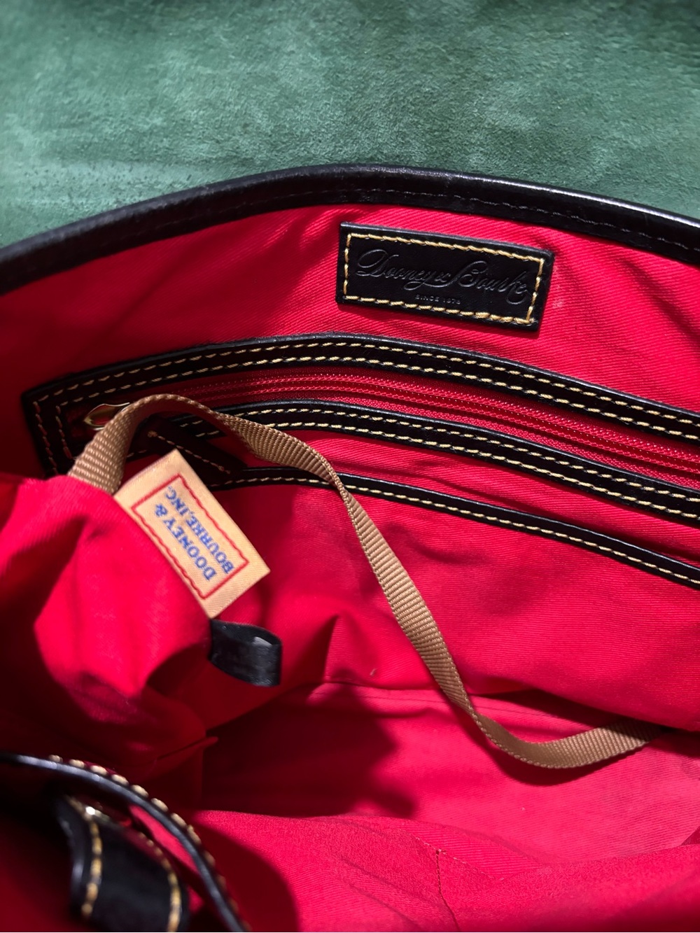 Dooney and Bourke Elisa pebble leather satchel - Picture 8 of 11